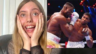 Anthony Joshua knocks Francis out reaction !