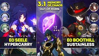 E0 Seele Hypercarry & E0 Boothill Sustainless | Memory of Chaos 12 | Honkai Star Rail 3.1