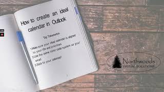 How to create an ideal calendar in Outlook