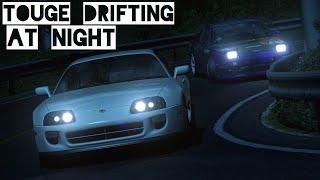 NIGHT TOUGE DRIFTING at Mount Akina | Assetto Corsa VR Gameplay [Oculus Rift]