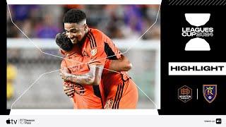 Houston Dynamo vs. Real Salt Lake | Leagues Cup | Match Highlights | August 5, 2024