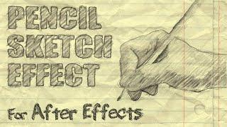 Pencil Sketch Effect (Pencil Drawing Looks for Footage) - After Effects