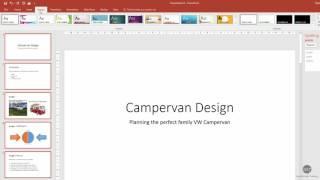 PowerPoint 2016 - Change slide background colour