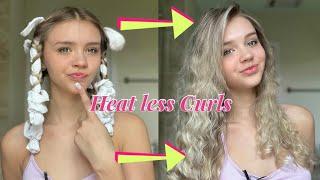 Heatless Curls On Socks Tutorial //TheAngelPoli