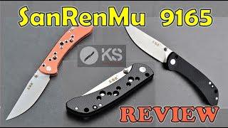 WORLDWIDE 1st - in English: REVIEW SanRenMu 9165   locking slip-joint folder?!?!