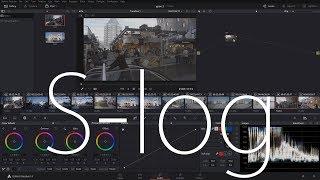 Работа с S-log2. Как работать с LUT. (Часть 2) Урок по Davinci Resolve 14