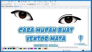 tutorial vektor mata coreldraw - vector art