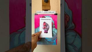 EVERYTHING WENT WRONG! drawing embarrassment from #insideout2 as a human🩷Does it look similar? #art