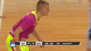 Match-winner: Ognjen Jaramaz (Igokea - Mega Leks, 11.11.2016)