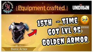 Bionic Armour level 95 GOLD CRAFTED #undawngame #undawnglobal #undawnindia #undawntamil