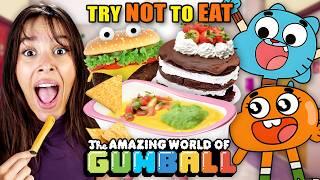 Try Not To Eat - The Amazing World Of Gumball #2 (Fervidus Pizza, Lunchroom Warfare, Birthday Party)