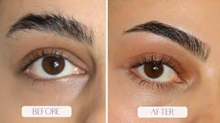 HOW TO MAP & MAINTAIN YOUR BROWS LIKE A PRO (Step-by-Step easy Tutorial + at home )