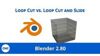 Blender 2.80: Loop Cut vs. Loop Cut and Slide