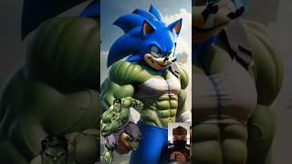 Superheroes but Sonic  all Character Avengers DC #avengers #marvel #shorts