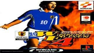 World Soccer Jikkyou Winning Eleven 4 PS1 - Brazil VS Japan - Gameplay - ePSXe