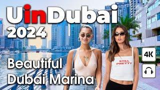 Dubai Live 24/7  Beatiful Dubai Marina [ 4K ] Walking Tour