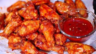 Hot Honey Chicken Wings Recipe - Sweet and Spicy Crispy Chicken wings