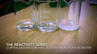 The Reactivity Series - Copper, magnesium and sodium