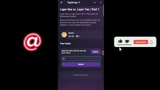 Layer One vs. Layer Two |Part 1 | Tapswap Code Today
