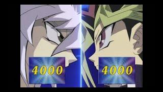 Yugi vs Bakura!! The first Battle City finals duel!! The millennium ring vs the millennium puzzle!