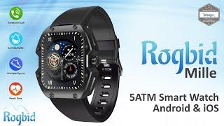 Rogbid Mille rugged smartwatch 5ATM - App Da Fit - Android & iOS - Unboxing