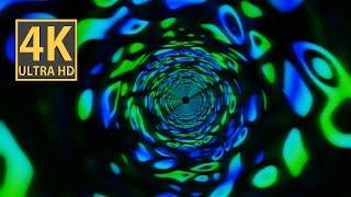 VJ LOOP NEON Green Blue Abstract Background Video Simple Lines Pattern Motion Graphics 4k Screensave