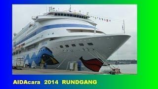 AIDACARA  HD SCHIFFSRUNDGAND   INNEN UND AUSSSEN   SHIP TOUR