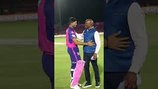 Look who came running to Brian Lara after a match-winning 100 