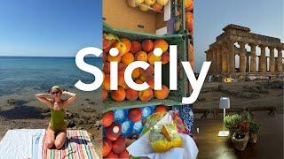 a few days of eating, reading and salty skin in Sicily ️ | south italy travel vlog