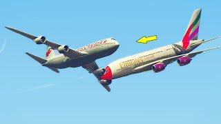 Airplane A380 airbus Engine Failure Cause Heavy Fire & Crash in Water Over U.A.E Today #shorts #fyp