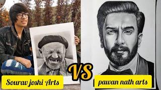 Sourav joshi Arts VS pawan nath arts . fun video 