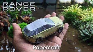 Range rover paper scale model | DIY Papercraft Range Rover | Lavahi Crafts