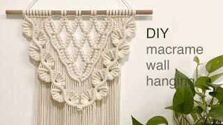 DIY | macrame layered wall hanging | 마크라메 레이어드 월 행잉