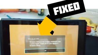 nintendo eshop not available error fixed |do this if nintendo eshop is not available in your country