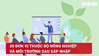 30 đơn vị thuộc Bộ Nông nghiệp và Môi trường sau sáp nhập | Báo Lao Động