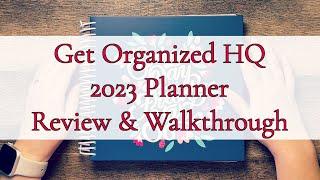 GET ORGANIZED HQ GOAL PLANNER REVIEW & WALKTHROUGH || 2023 GOAL PLANNING