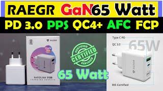  BCD Tech Tested #65Watt #GaN_Charging_Adapter: || #QC4+ & #PD3.0 || RAEGR RapidLink 1150  