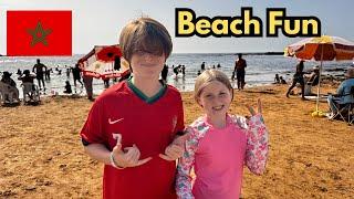 Why We Love Living in Morocco: Beach Break After School! ️ 