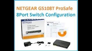 Netgear GS108T L2 Switch Vlan Configuration