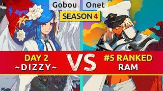 GGST ▰ Gobou (Day 2 Dizzy) vs Onet (#5 Ranked Ramlethal). Guilty Gear Strive Gameplay