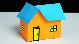 Paper House Making Easy | Paper Craft by Dizaaizu | Very Easy School Project