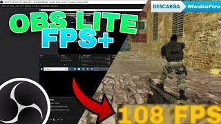 Como descargar e instalar Obs lite para grabar con MÁS FPS en una pc de bajos recursos