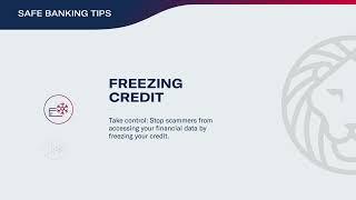 Safe Banking Tips - Credit Cards