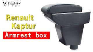 How to install vtear For Renault captur armrest for  2014  2015 2016 2017 2018