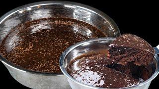 Chocolate Cake In House Steel Bowl | Delicious Chocolate Cake In Home | Super Easy Recipe | N'Oven