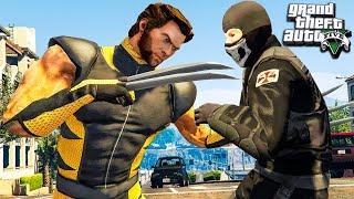 РОСОМАХА ЛОГАН СПАСАЕТ ЛЮДЕЙ ОТ БАНДИТОВ В ГТА 5 МОДЫ! WOLVERINE ОБЗОР МОДА В GTA 5! ВИДЕО ИГРЫ MODS