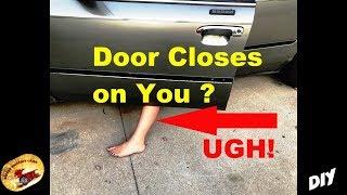How To Fix a Car Door That Won't Stay OPEN?.... See Our 2 Minute Repair