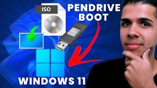 Como criar pendrive bootavel windows 11 (Rufus e Microsoft) 2024