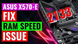 How to Fix RAM SPEED Issue | ASUS ROG STRIX X570-E Motherboard | Corsair Vengeance LPX 16GB 3200MHz