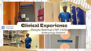 HOSPITAL Vlog: My Experience in Assisted Conception Unit| Clinical Shadowing ​⁠​(IVF , ICSI, etc)